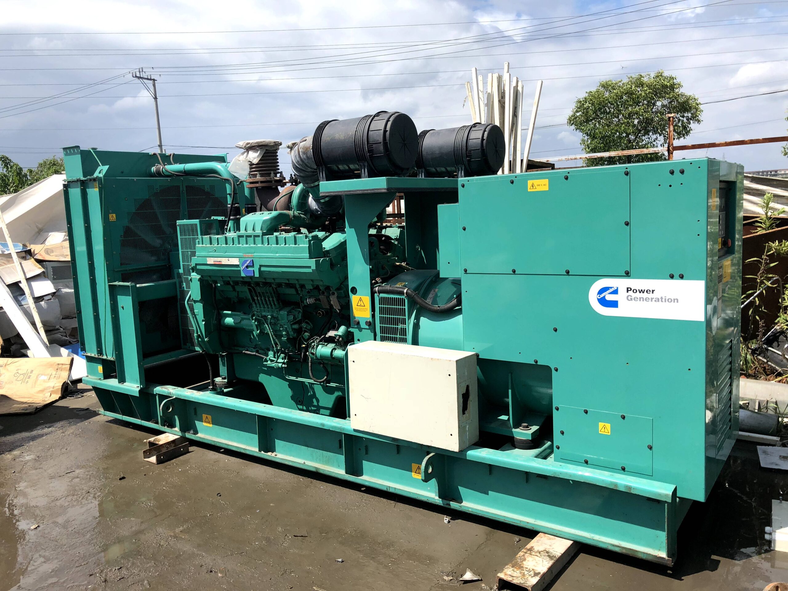 usa cummins qst30 g3 833kw used diesel generator set usa cummins qst30 g3 833kw used diesel generator set