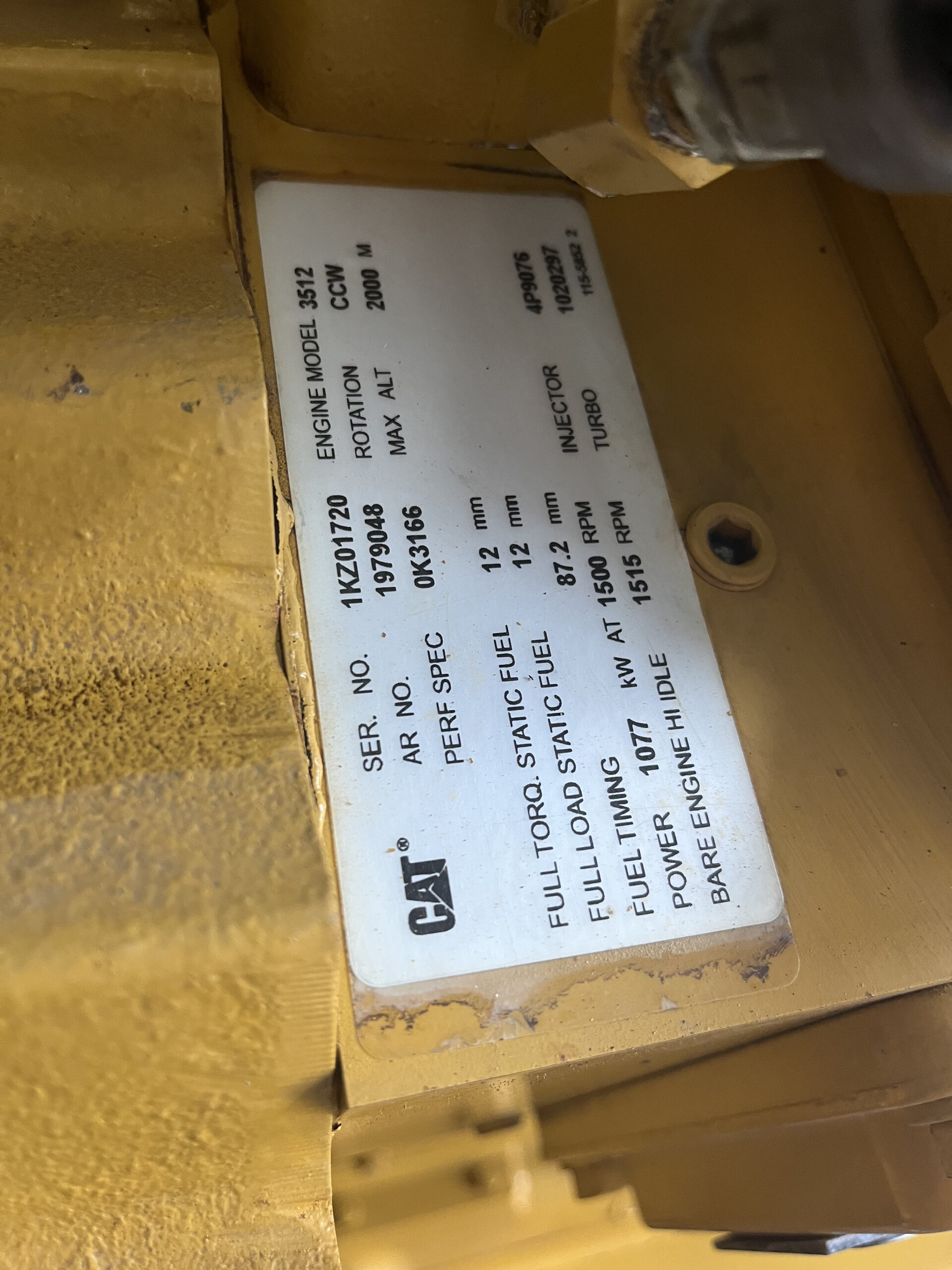 caterpillar 3512 1000kw used diesel generator set caterpillar 3512 1000kw used diesel generator set