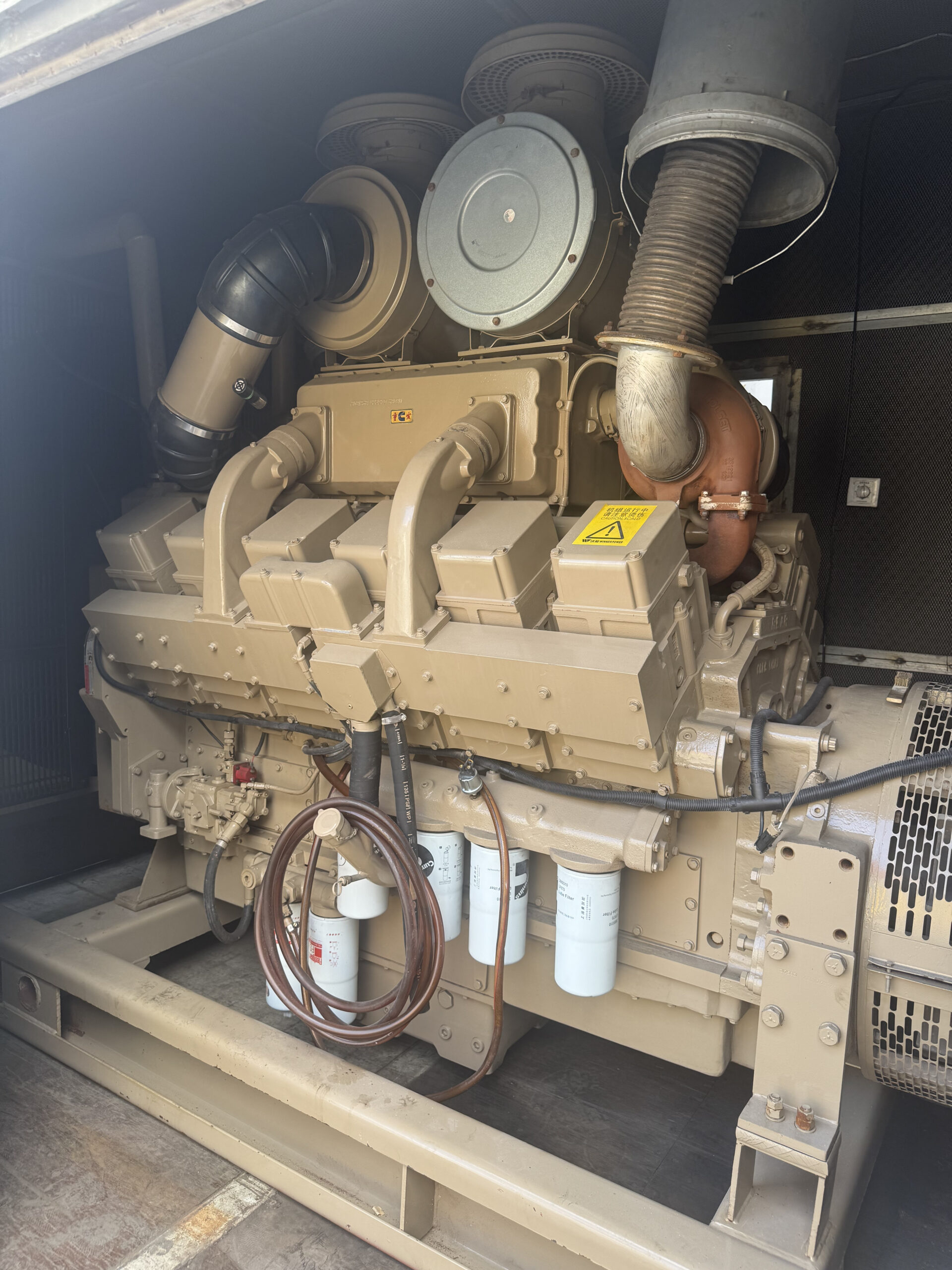 cummins kta38 g2 600kw used diesel generator set cummins kta38 g2 600kw used diesel generator set
