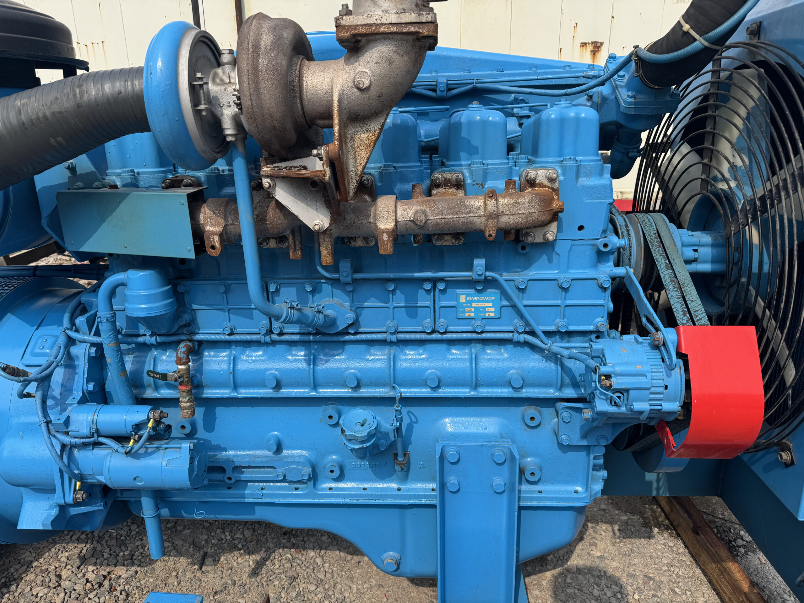 japan mitsubishi 6d22 tcs 220kw used diesel generator set japan mitsubishi 6d22 tcs 220kw used diesel generator set