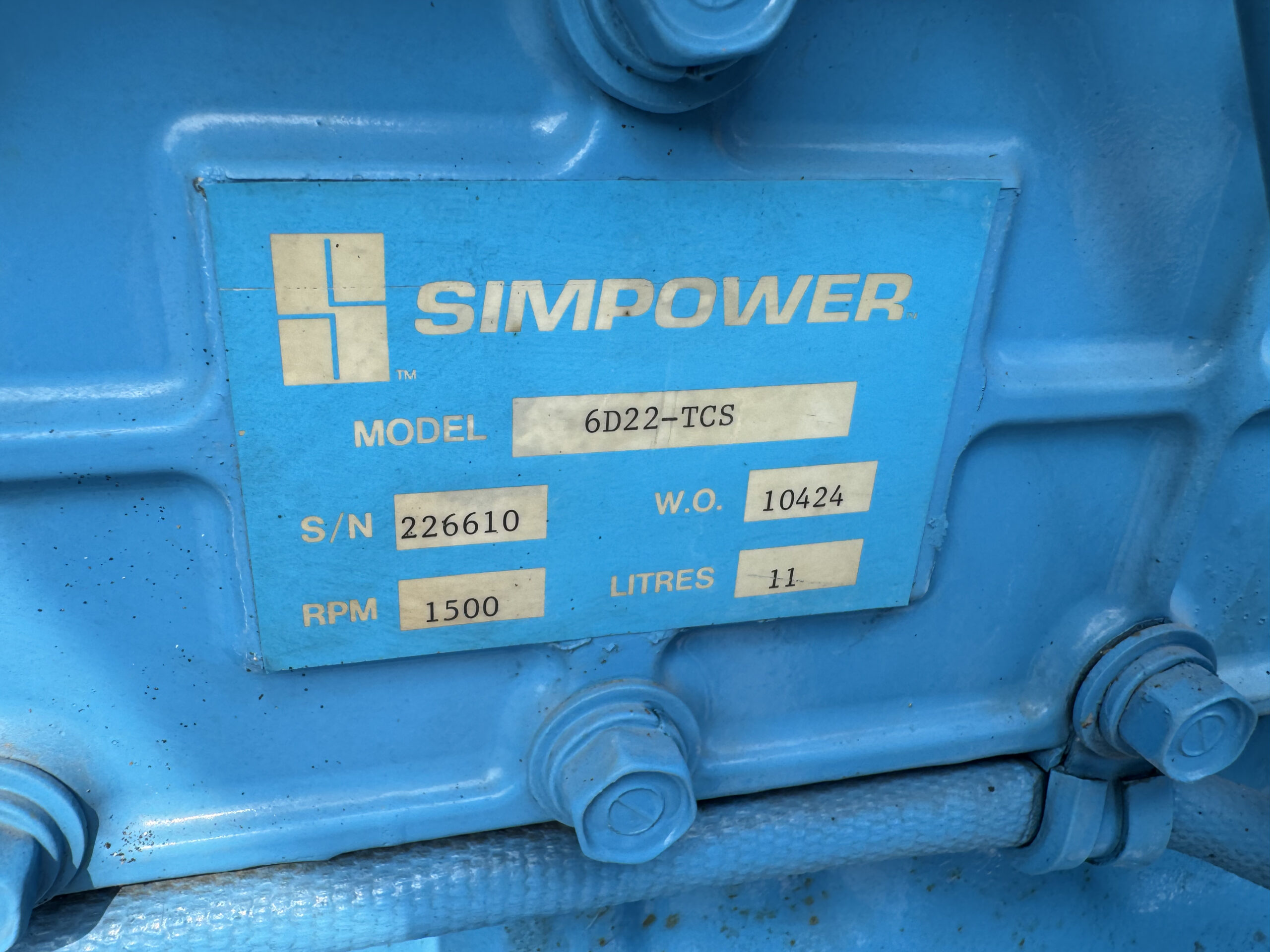japan mitsubishi 6d22 tcs 220kw used diesel generator set japan mitsubishi 6d22 tcs 220kw used diesel generator set