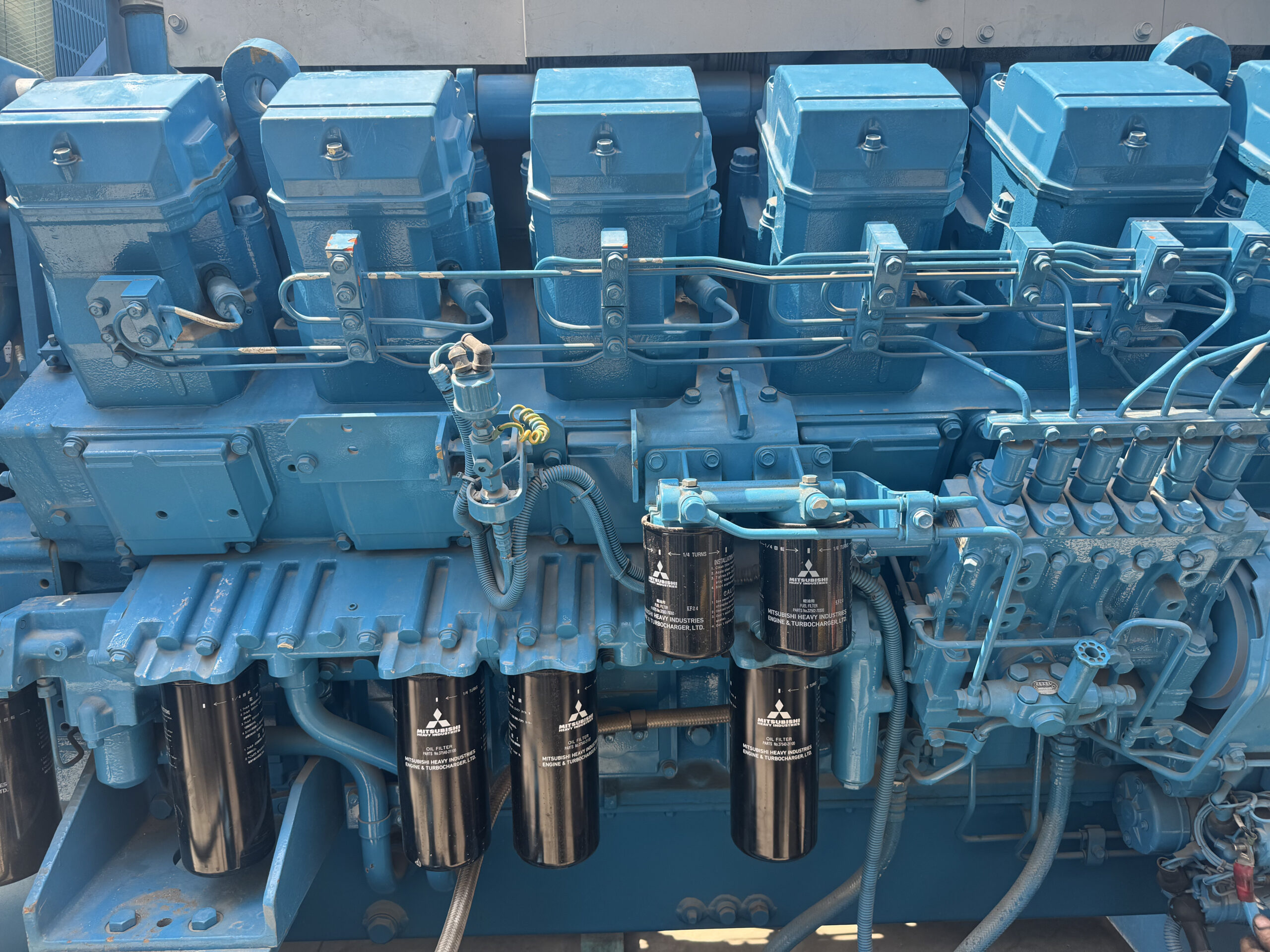 japan mitsubishi s12r pta 1132kw used diesel generator set japan mitsubishi s12r pta 1132kw used diesel generator set