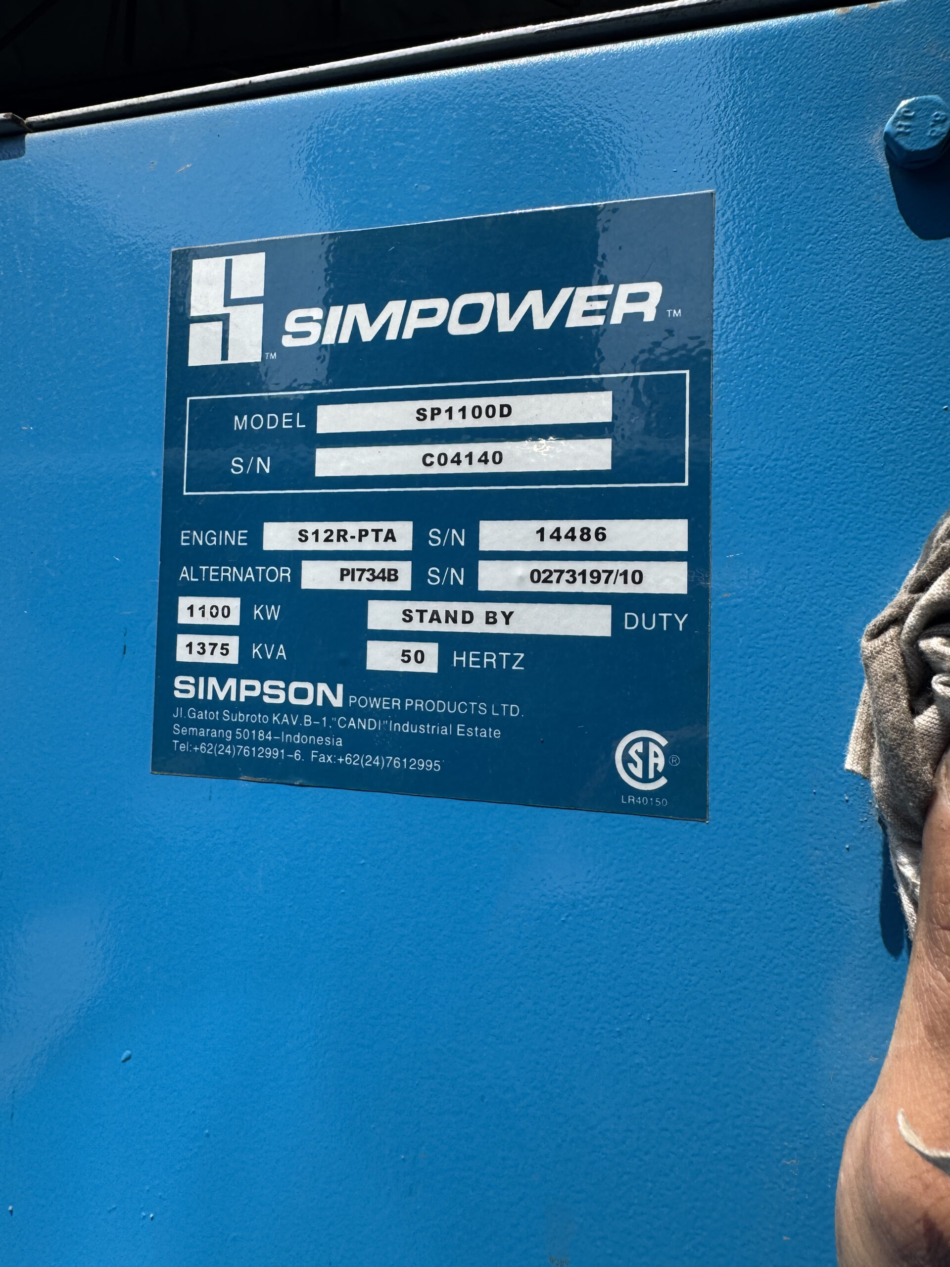 japan mitsubishi s12r pta 1132kw used diesel generator set japan mitsubishi s12r pta 1132kw used diesel generator set