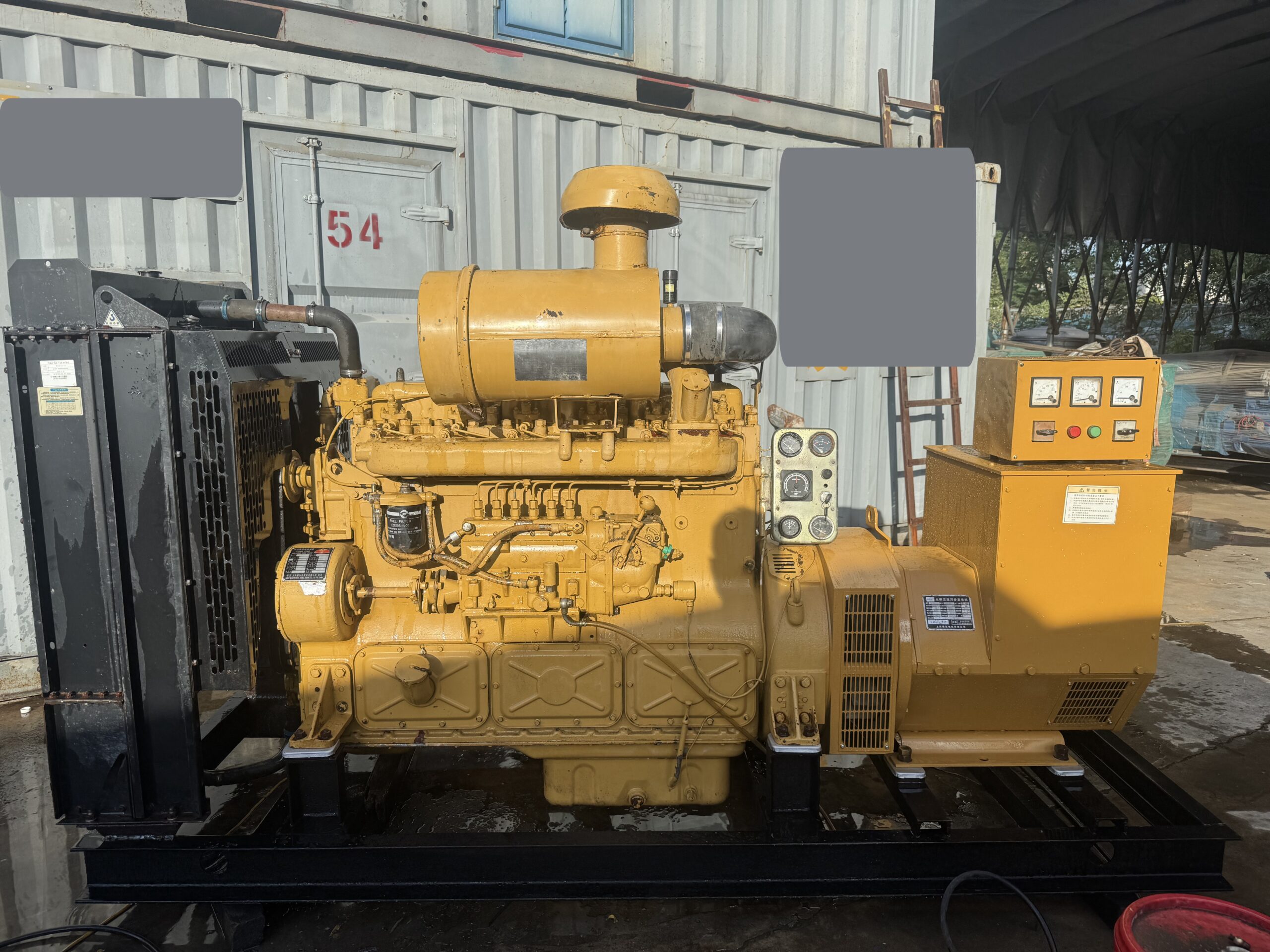 shangchai 6135azd 1 150kw lingyu used diesel generator set shangchai 6135azd 1 150kw lingyu used diesel generator set