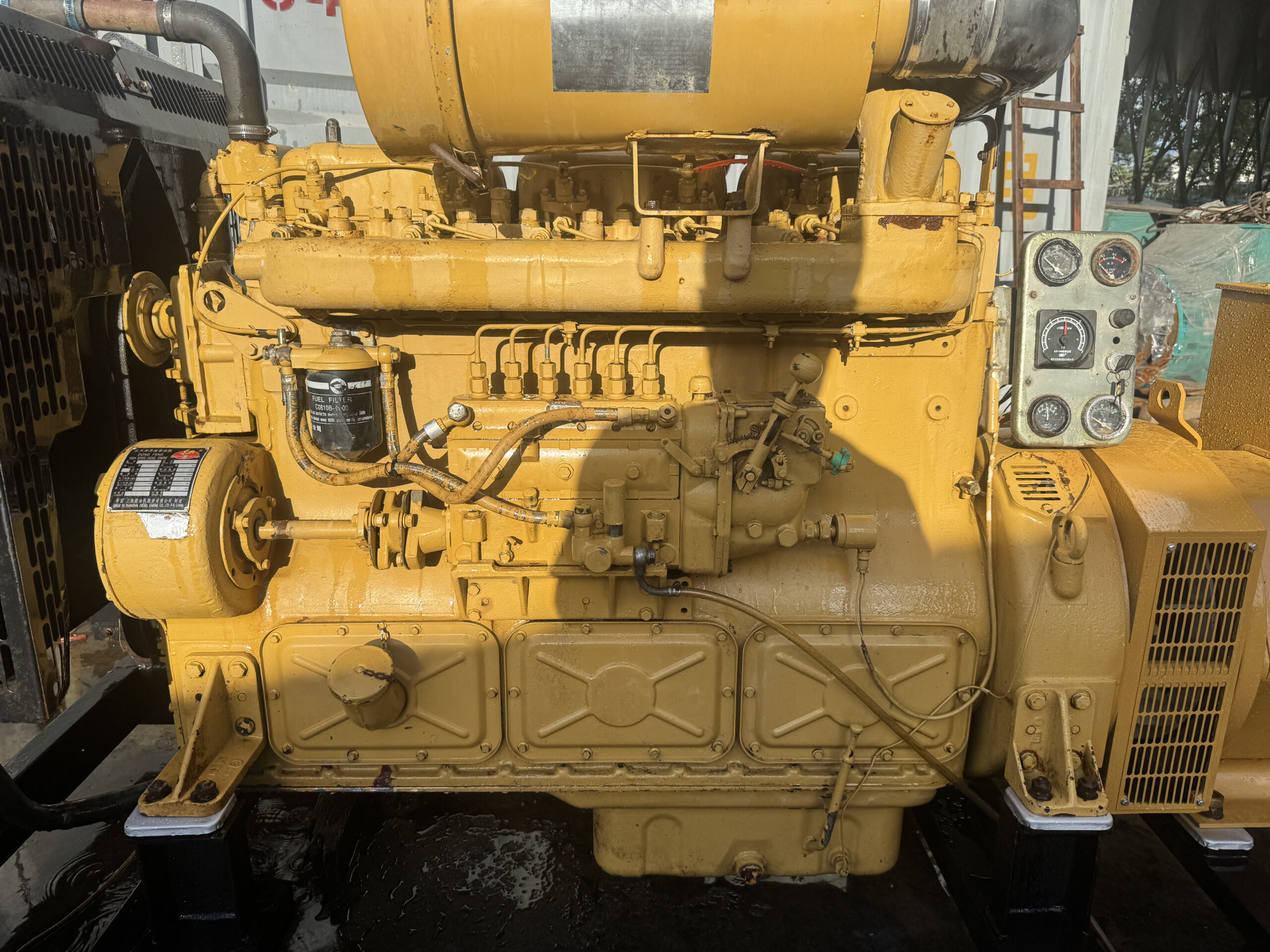shangchai 6135azd 1 150kw lingyu used diesel generator set shangchai 6135azd 1 150kw lingyu used diesel generator set