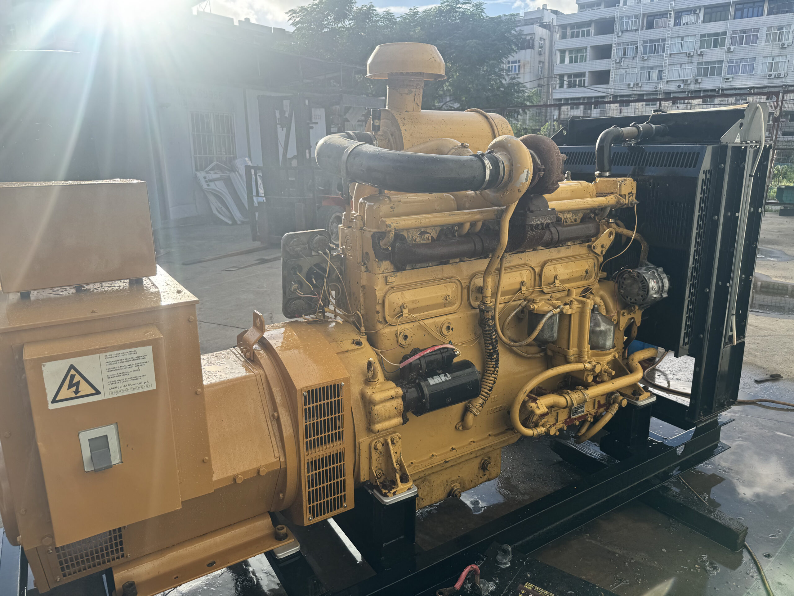 shangchai 6135azd 1 150kw lingyu used diesel generator set shangchai 6135azd 1 150kw lingyu used diesel generator set