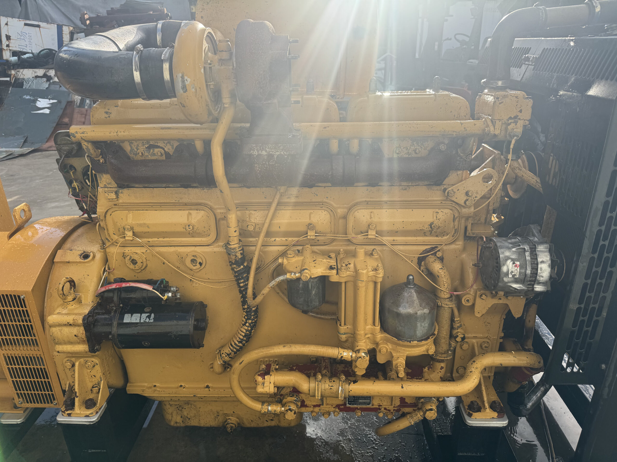 shangchai 6135azd 1 150kw lingyu used diesel generator set shangchai 6135azd 1 150kw lingyu used diesel generator set