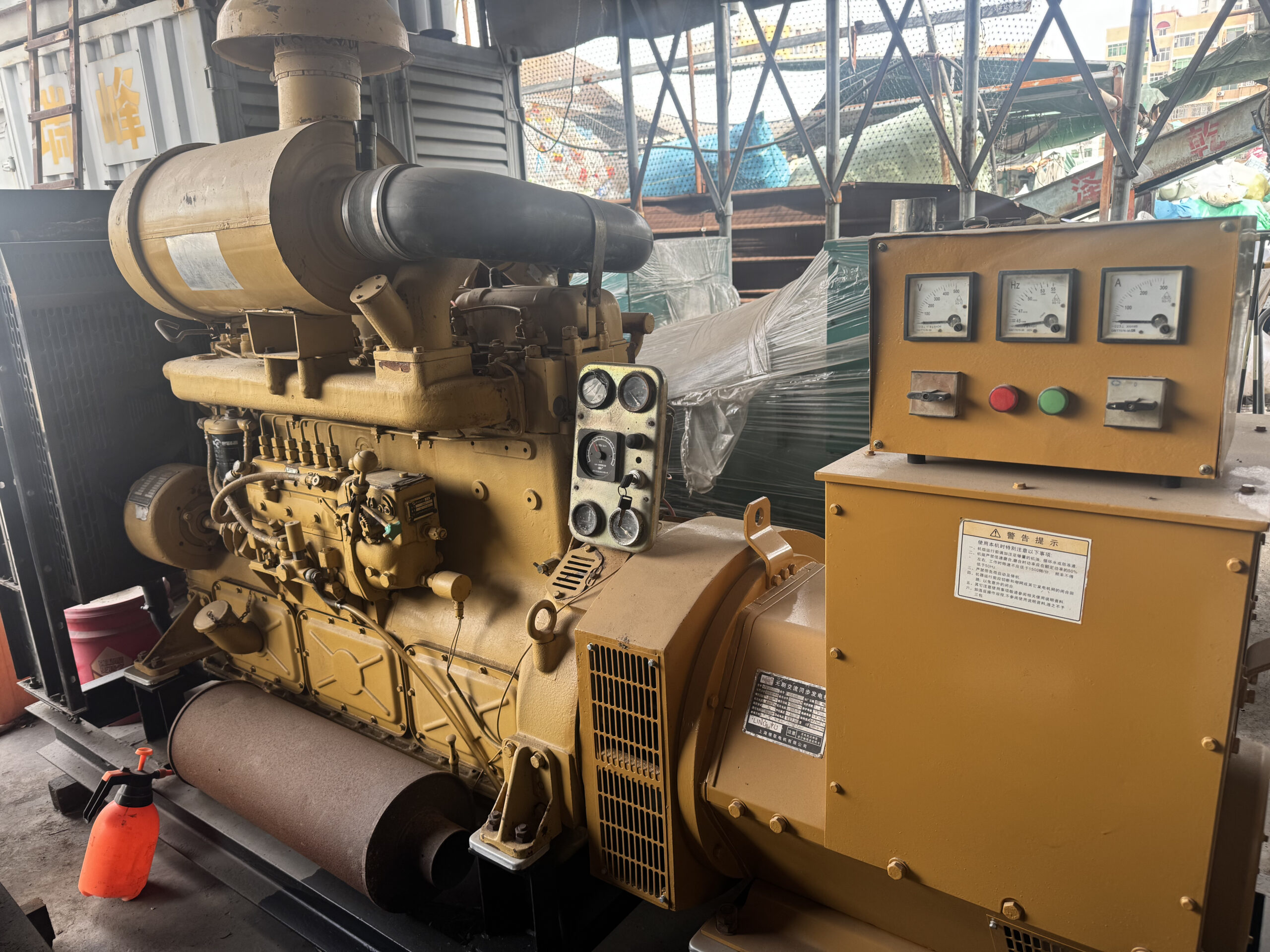 shangchai 6135azd 1 150kw lingyu used diesel generator set shangchai 6135azd 1 150kw lingyu used diesel generator set