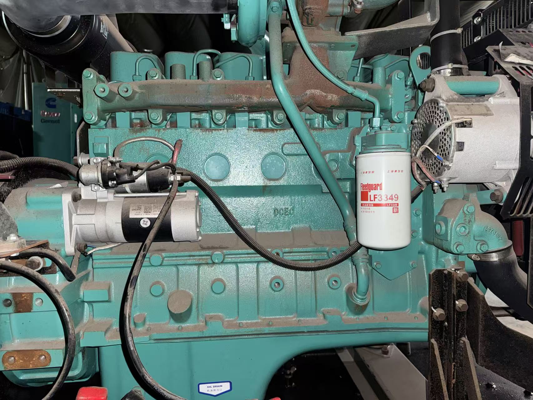 dongfeng cummins 80kw/100kva used diesel generator set dongfeng cummins 80kw/100kva used diesel generator set