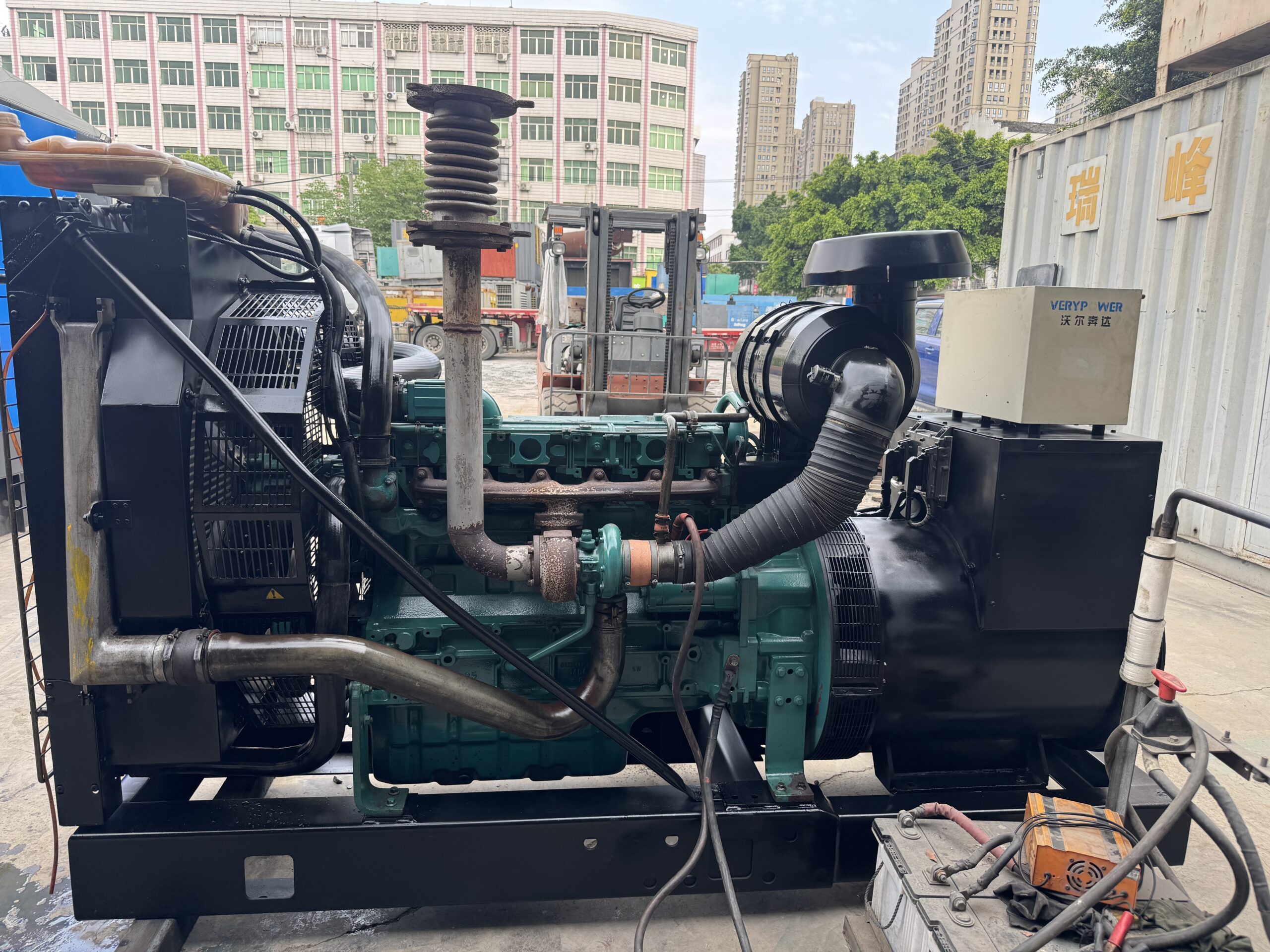 volvo tad721ge 160kw marathon used diesel generator set volvo tad721ge 160kw marathon used diesel generator set