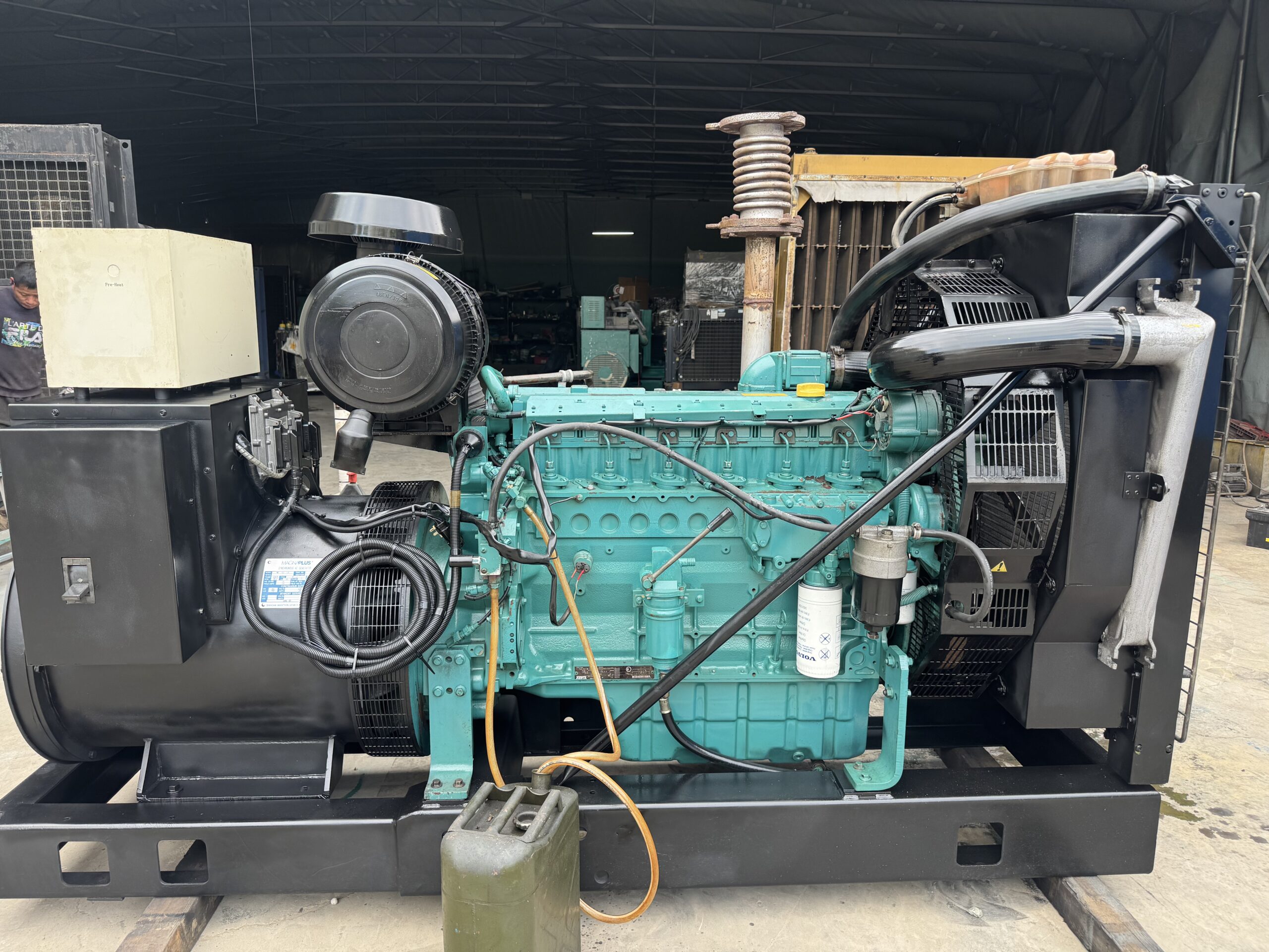 volvo tad721ge 160kw marathon used diesel generator set volvo tad721ge 160kw marathon used diesel generator set