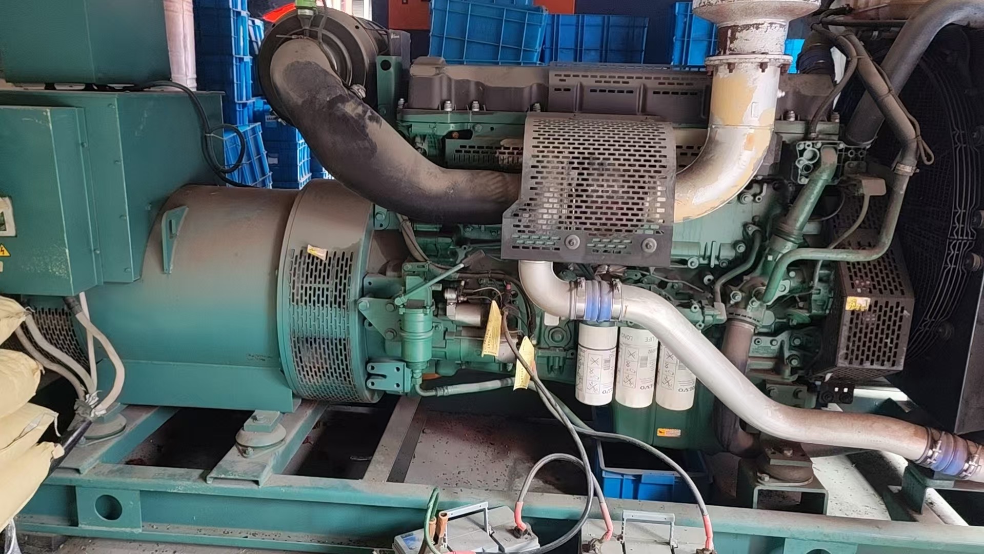 volvo tad1345ge b 400kw used diesel generator set volvo tad1345ge b 400kw used diesel generator set