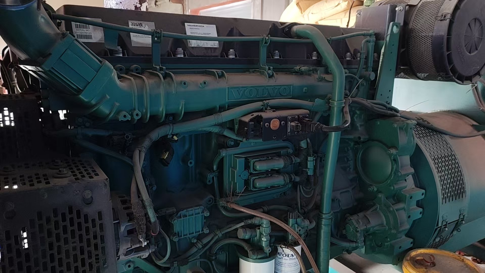 volvo tad1345ge b 400kw used diesel generator set volvo tad1345ge b 400kw used diesel generator set