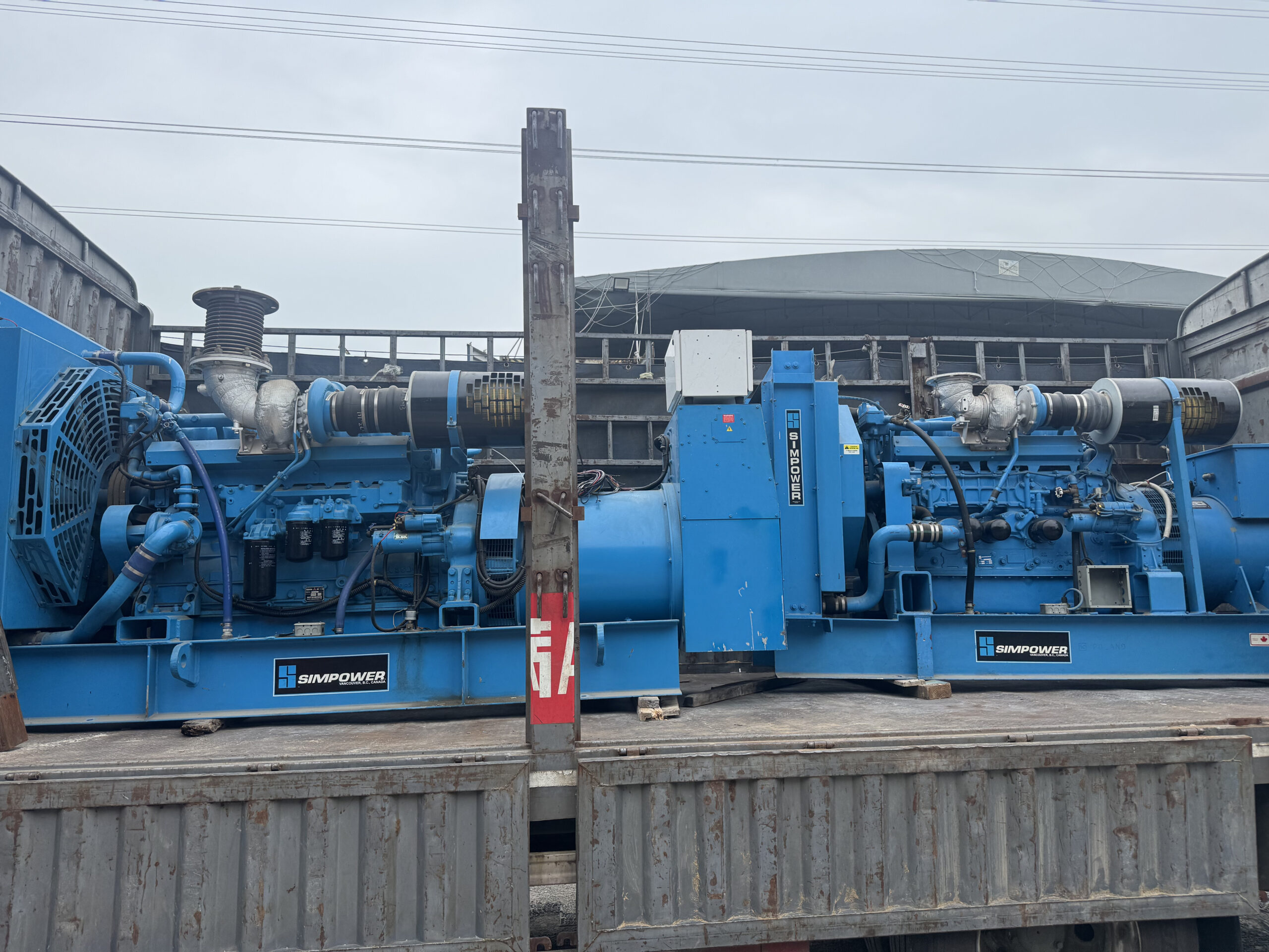 mitsubishi s6b3 pta 352kw used diesel generator set mitsubishi s6b3 pta 352kw used diesel generator set
