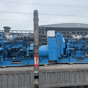mitsubishi s6b3 pta 352kw used diesel generator set