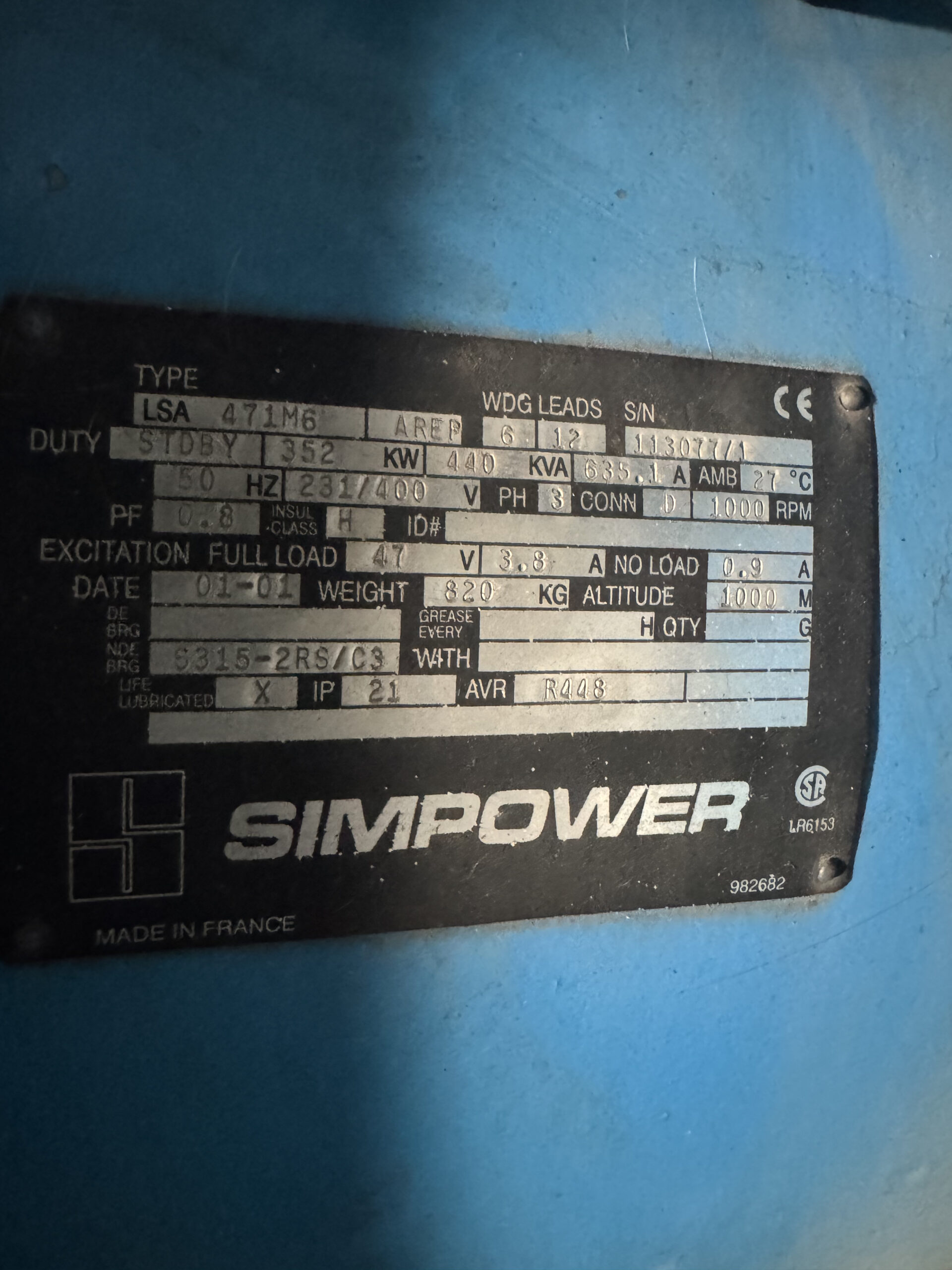 mitsubishi s6b3 pta 352kw used diesel generator set mitsubishi s6b3 pta 352kw used diesel generator set