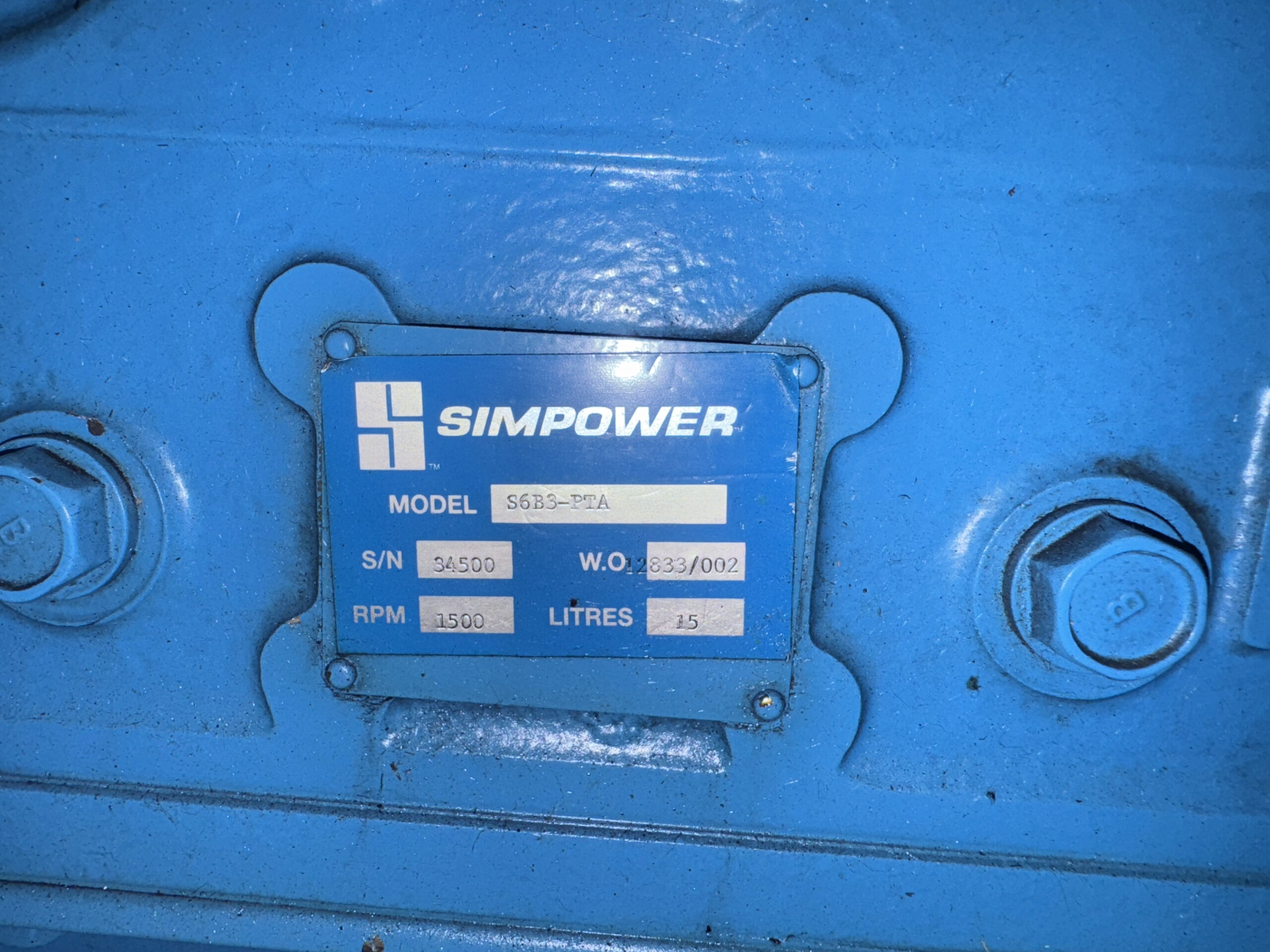 mitsubishi s6b3 pta 352kw used diesel generator set mitsubishi s6b3 pta 352kw used diesel generator set