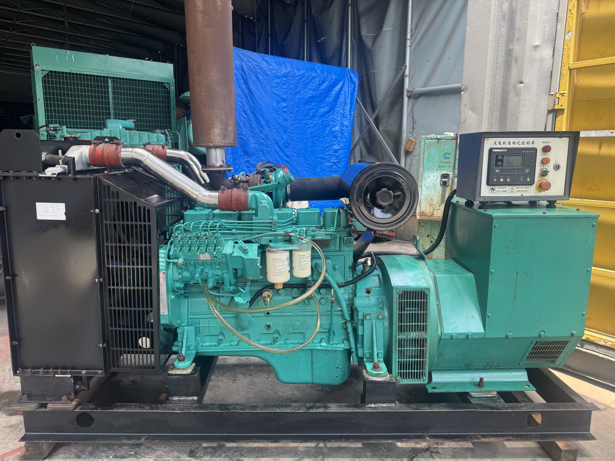 cummins 6btaa5.9 g2 120kw used diesel generator set cummins 6btaa5.9 g2 120kw used diesel generator set