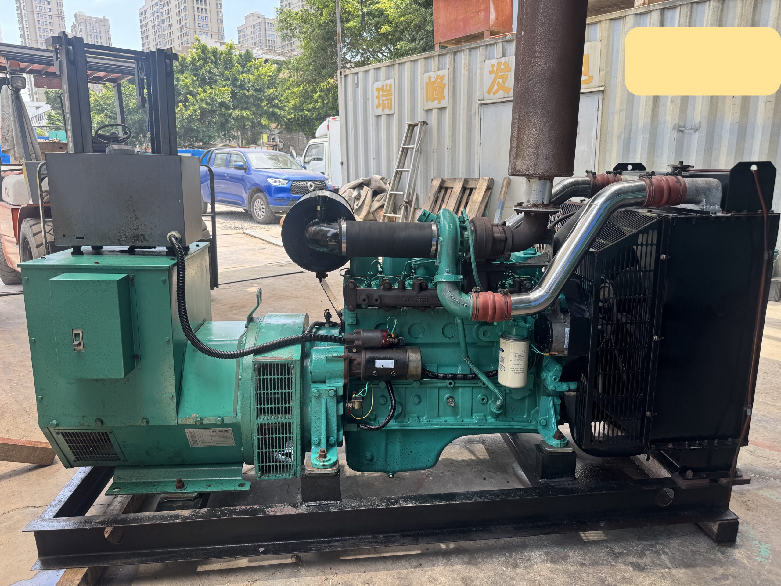 cummins 6btaa5.9 g2 120kw used diesel generator set cummins 6btaa5.9 g2 120kw used diesel generator set