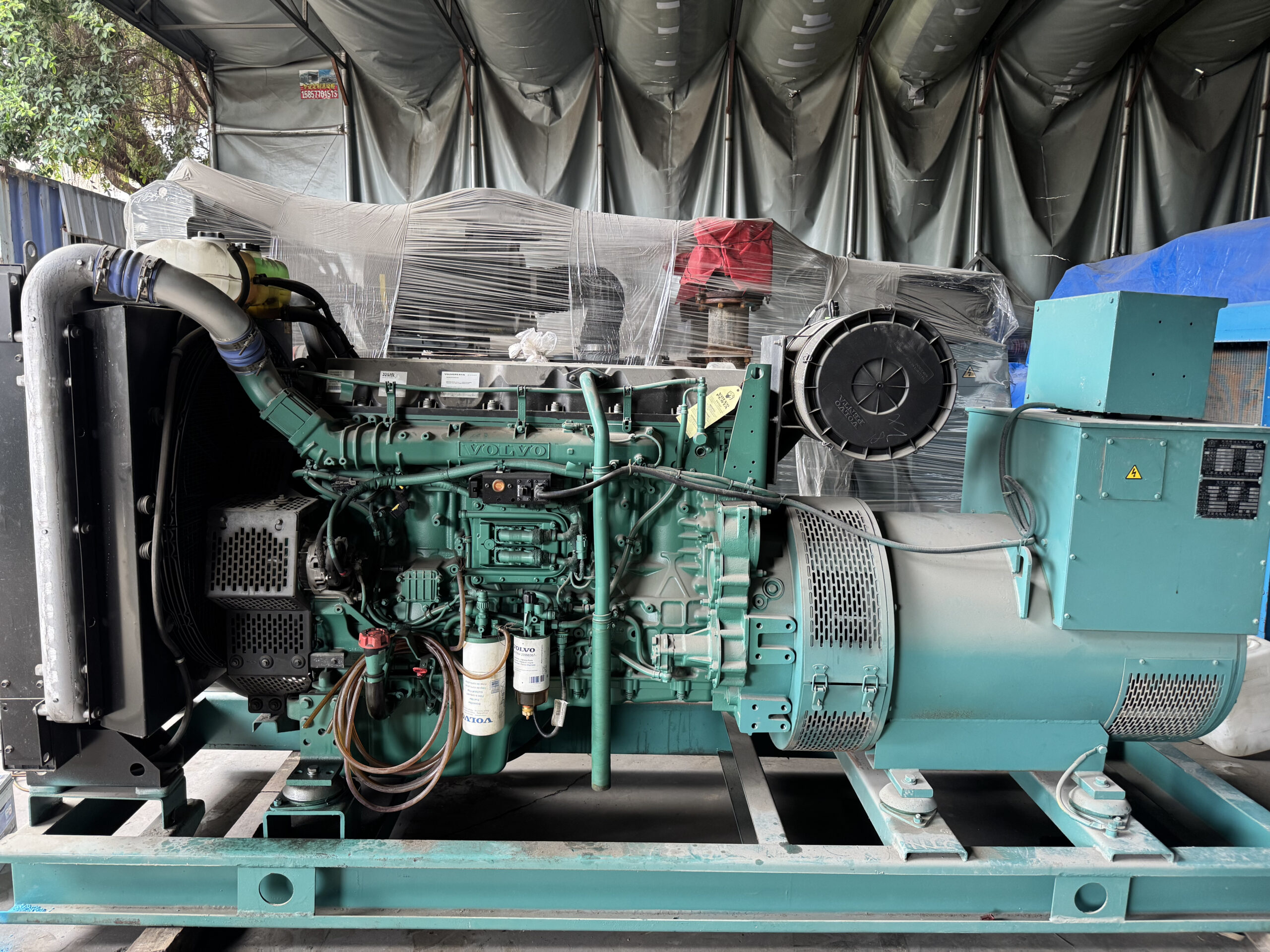 volvo tad1345ge b 400kw used diesel generator set volvo tad1345ge b 400kw used diesel generator set