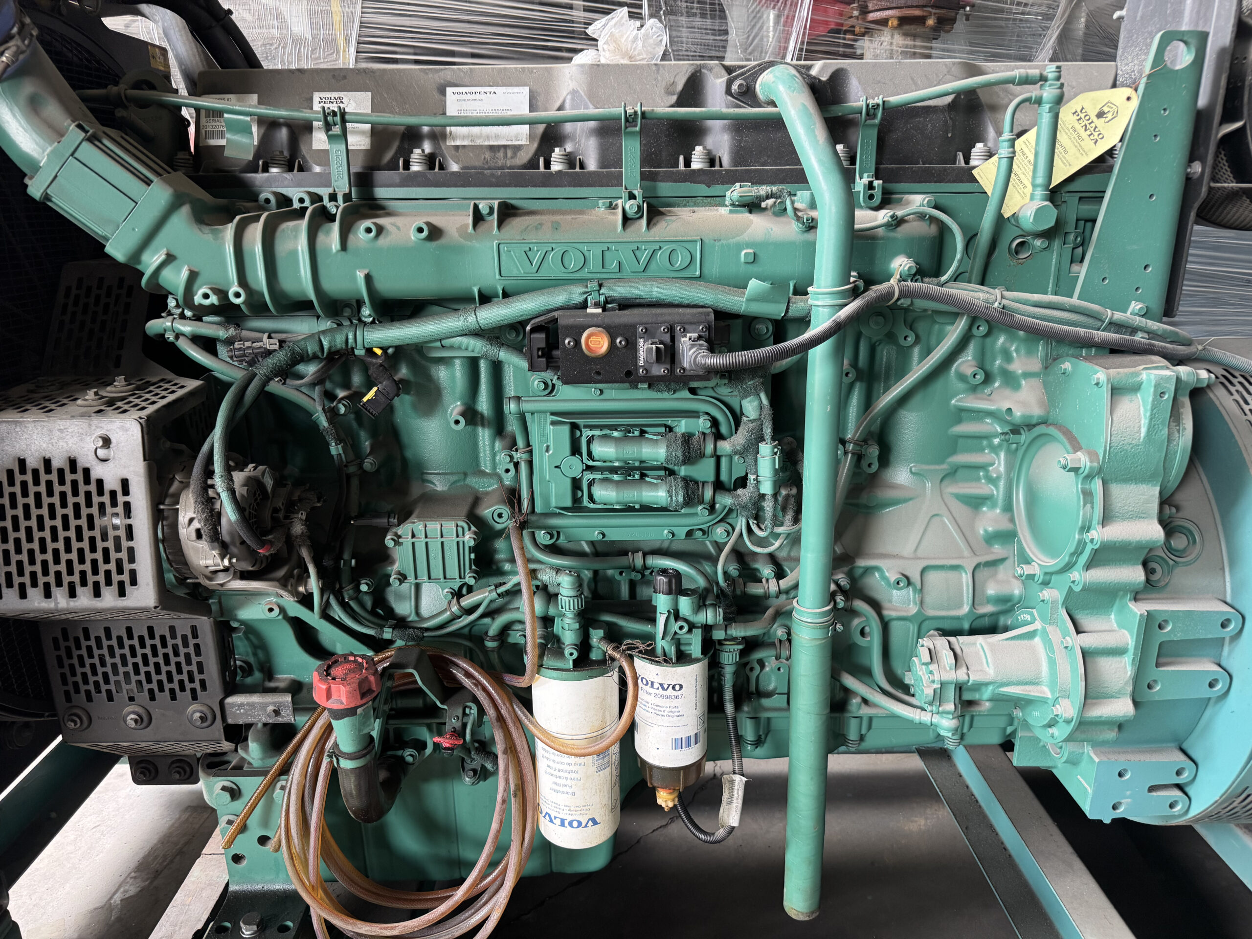 volvo tad1345ge b 400kw used diesel generator set volvo tad1345ge b 400kw used diesel generator set
