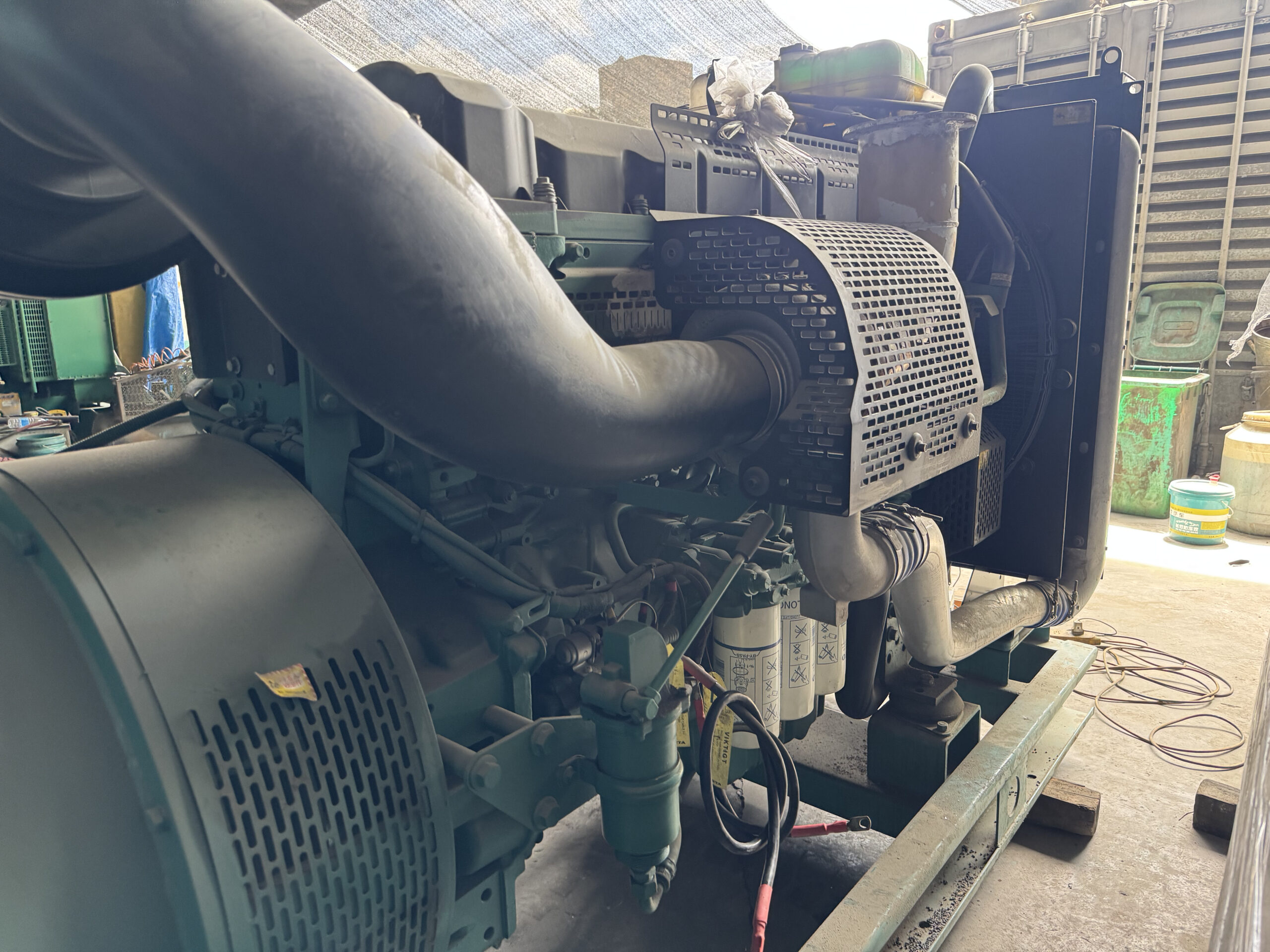 volvo tad1345ge b 400kw used diesel generator set volvo tad1345ge b 400kw used diesel generator set