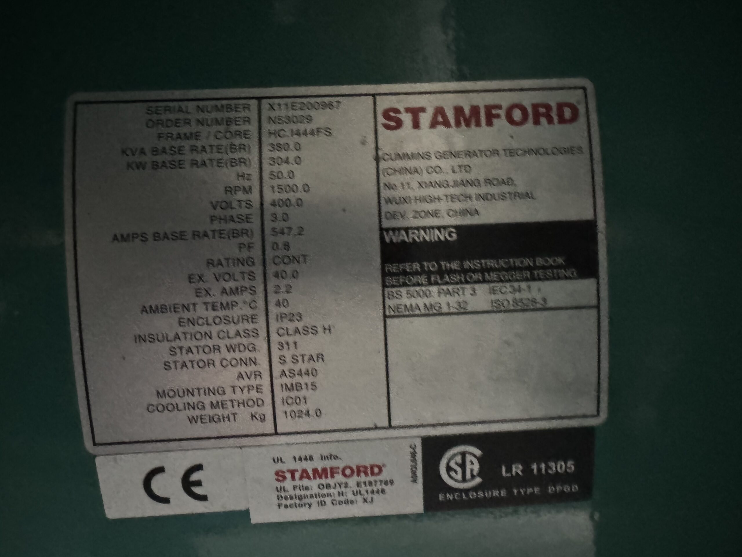 cummins nta855 g4 315kw used diesel generator set cummins nta855 g4 315kw used diesel generator set